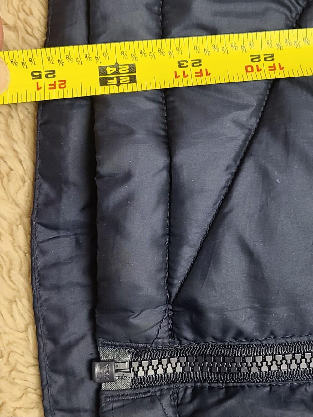 Columbia Women’s Navy Packable Puffer Jacket,  Omni-heat, Interchane, Small - Picture 8 of 11
